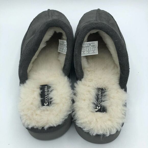 ~Koolaburra Bordon Grey Men’s Slipper Mule Shoes NWOB 10 - Picture 4 of 8